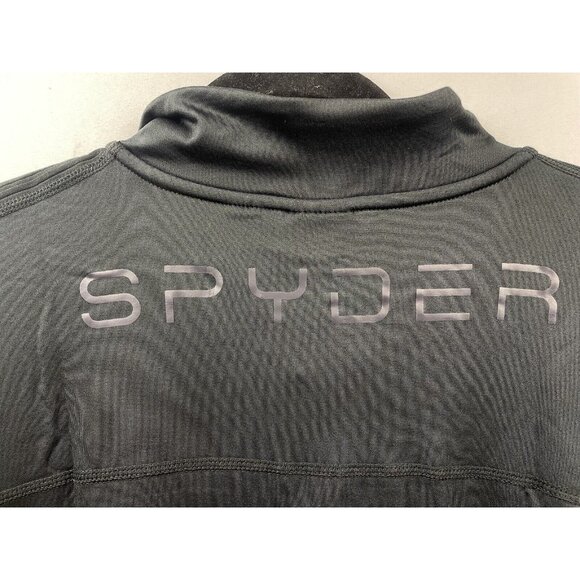 SPIDER Active ProWeb Black 1/4 Zip Stretch Performance Pullover XXL - Picture 9 of 15